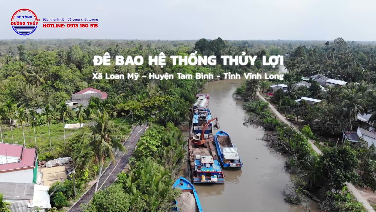 Cấp bê tông trên sông nhỏ
